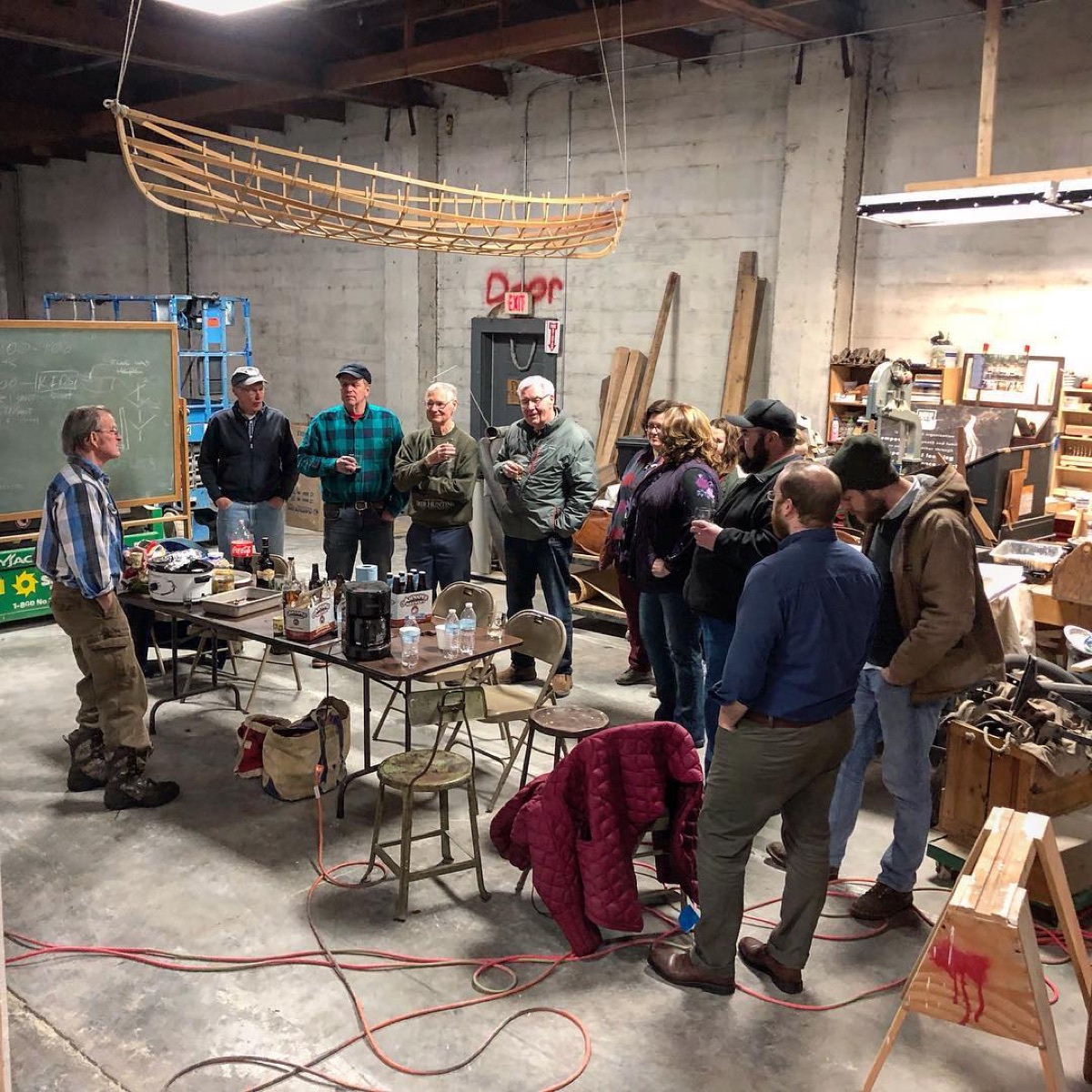 Workshop tour and community gathering