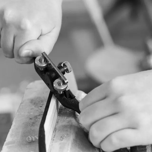 Spokeshave on wood